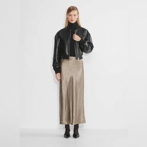 Aritzia Babaton Slip Satin Maxi Skirt